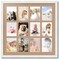 ArtToFrames Collage Photo Picture Frame with 12 - 5x7 inch Openings, Framed in White with Over 62 Mat Color Options and Plexi Glass (CSM-3966-229)